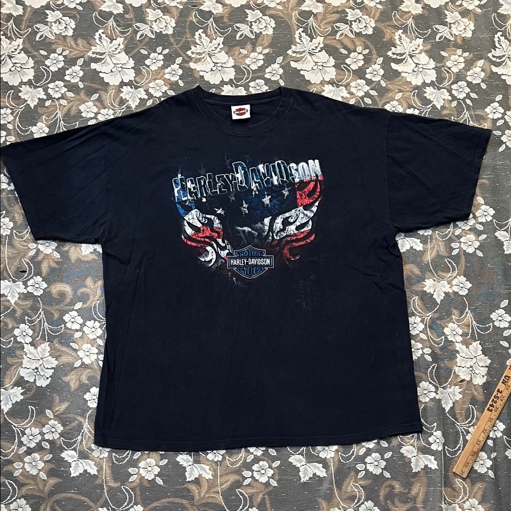 Harley-Davidson Red White & Blue Patriotic Tee